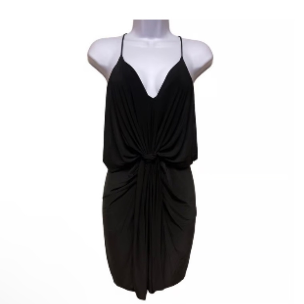 Misa Los Angeles Black Mini Dress